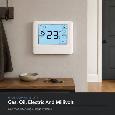 STN855 LCD Display Touch Screen Digital Wired Heiz- und Kühl-Klimaanlagen-Thermostate Temperaturregler für Wärmepumpe