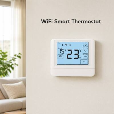 Tuya WIFI Smart Temperaturregler 7-Tage-Touchscreen-Thermostat Stromversorgung 50 60Hz Entwickelt für Präzisionsheiz- und Kühlanwendungen