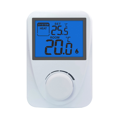 Riseem ST2601 230V Nichtprogrammierbarer digitaler Heizraum Thermostat Blaue Hintergrundbeleuchtung Gaskessel