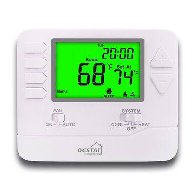 Klimaanlagen-Raum-siebentägiger programmierbarer Thermostat für Stromversorgung der Niederspannungs-24V
