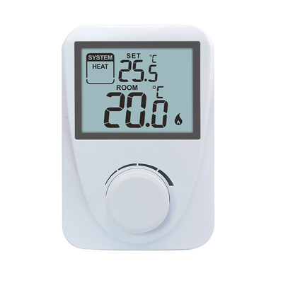 Riseem Nicht programmierbarer digitaler Heizthermostat in weißer Farbe ABS + PC Material