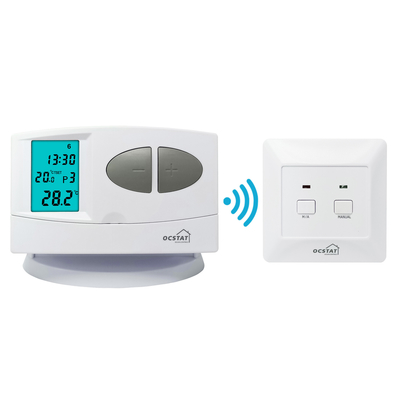 2 Thermostat/Warmwasserbereitung 7 Tag der Hitze 2 kühler programmierbarer Rf-Raum-Thermostat