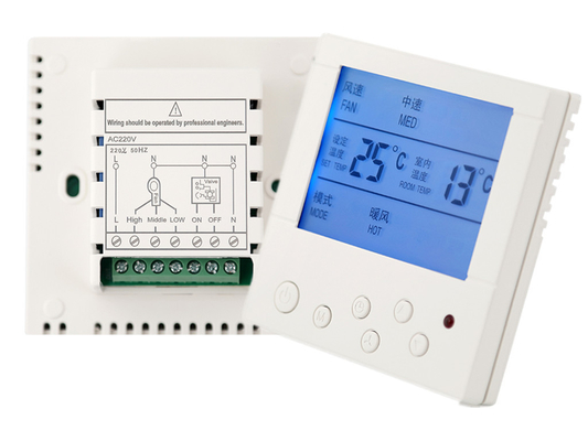 FCU-Digital verdrahteter programmierbarer Fernsteuerungsthermostat für die Küche einfach zu benützen