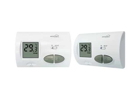 Riseem angepasste Farbe Digitaler Raumthermostat Nicht programmierbares Flammensicherungssystem ABS
