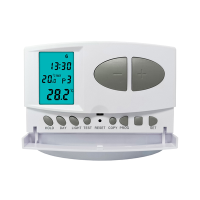5 + 2 Programmierbares digitales elektronisches Aufstiegsraum-Thermostat Wasserheizung CE ROHS