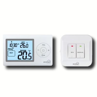 24 Raum-justierbarer Temperatur-Thermostat-mehrfunktionale einfache Operation Stunde Rfs programmierbarer