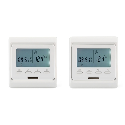 16A 7 Tagprogrammierbarer Bodenheizungs-Thermostat mit weißer Hintergrundbeleuchtung