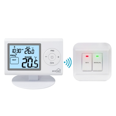 Hvac-System 7 Tagprogrammierbarer Digital-Raum-Thermostat für die abkühlende Heizung/