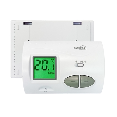 Weißes verdrahteter erhitzter Boden-Thermostat Omron Relais für Innenschlafzimmer