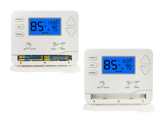 Wärmepumpen-Thermostat mit großem digitalen LCD-Display, nicht programmierbare mehrstufige elektrische oder gasförmige Systeme