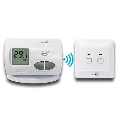Riseem 868MHZ Fußbodenheizung Drücken Knopf RF Elektrischer Raumthermostat