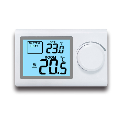 Kessel verdrahtete Digital-Raum-Thermostat-Warmwasserbereitungs-Steuertemperaturüberwachung 	Verdrahteter Raum-Thermostat