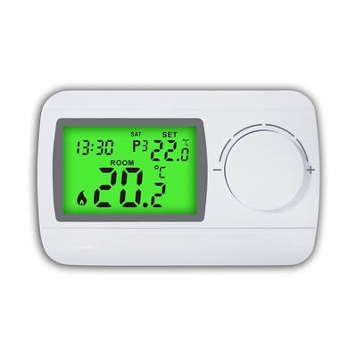 Riseem 230V LCD Programmierbarer elektronischer Raumthermostat mit NTC-Sensor