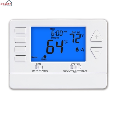 Riseem Weiß ABS Elektronische Programmierbare Klimaanlage Thermostat 1 Hitze 1 Kühle