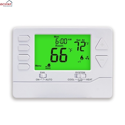 Riseem 2 Heat 2 Cool 24V Programmierbare elektronische Raumthermostat-Temperaturregelung